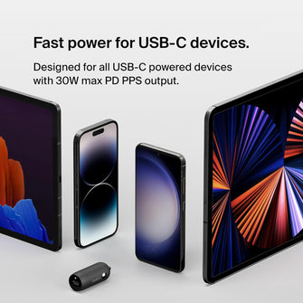 Buy Belkin,Belkin BoostCharge 30W USB-C Fast Car Charger – Compact Design with USB-C to USB-C Cable – Universal for iPhone 16/15, Galaxy S23, Note & More – Black - Gadcet UK | UK | London | Scotland | Wales| Near Me | Cheap | Pay In 3 | Power Adapters & Chargers