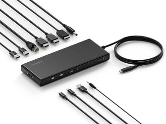 Buy Kensington,Kensington SD4842P USB-C Triple Video Docking Station, 1080p @ 120Hz, 100W Power Delivery, 5 USB Ports, 73% Recycled Content (K32810EU) - Gadcet UK | UK | London | Scotland | Wales| Near Me | Cheap | Pay In 3 | Docking Stations