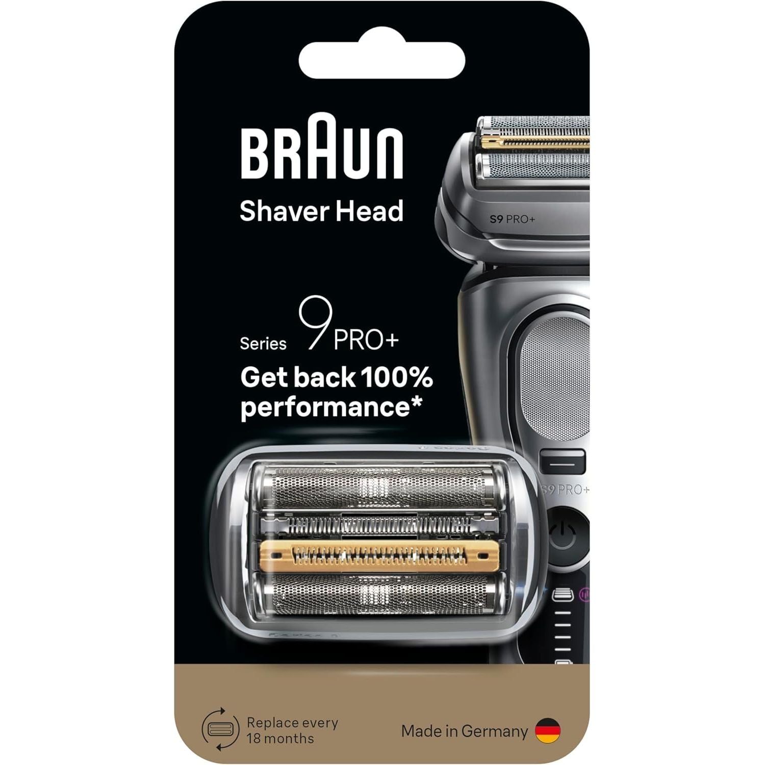 Buy Braun,Braun Series 9 PRO+ Electric Shaver ORIGINAL Replacement Head, Get Back 100% Shaving Performance, Compatible With Series 9 Shavers, Made in Germany , 96M - Gadcet UK | UK | London | Scotland | Wales| Near Me | Cheap | Pay In 3 | Electric Razor Accessories