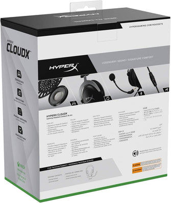 Buy HyperX,HyperX CloudX Xbox Gaming Headset - Black - Gadcet UK | UK | London | Scotland | Wales| Ireland | Near Me | Cheap | Pay In 3 | Headphones & Headsets