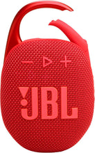 JBL Clip 5 Ultra-Portable Bluetooth Speaker with Integrated Carabiner, Big JBL Pro Sound, PlaytimeBoost, Waterproof Design and 12-Hour Playtime, Red | Integrated Carabiner, Big Pro Sound, PlaytimeBoost, Waterproof Design and 12-Hour Playtime