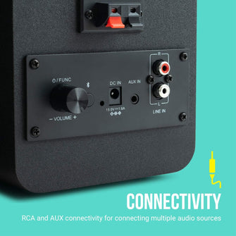 Buy Jam Audio,JAM Bluetooth Bookshelf Speakers - Compact, Mains Powered Dual Speaker System, Aux-in Function, wireless Turntable speakers, 4" Driver, High Definition Amplifiers, Richer Bass, Finer Acoustics - Black - Gadcet UK | UK | London | Scotland | Wales| Near Me | Cheap | Pay In 3 | Speakers