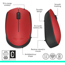 Buy Logitech,Logitech M171 Wireless Mouse – 2.4GHz, USB Mini Receiver, 12-Month Battery, Red - Gadcet UK | UK | London | Scotland | Wales| Near Me | Cheap | Pay In 3 | Keyboard & Mouse