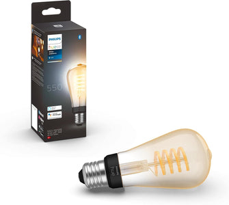 Buy Philips Hue,Philips Hue White Ambiance Filament ST64 Smart Light Bulb [E27 Edison Screw] With Bluetooth. Works with Alexa, Google Assistant and Apple Homekit - Gadcet UK | UK | London | Scotland | Wales| Near Me | Cheap | Pay In 3 | LED Light Bulbs