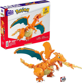 Buy Pokemon,MEGA Pokémon Charizard Building Set (GWY77) – 222-Piece Action Figure with Poké Ball Pin – 10cm Tall – Toy for Ages 8+ - Gadcet UK | UK | London | Scotland | Wales| Near Me | Cheap | Pay In 3 | Toys & Games