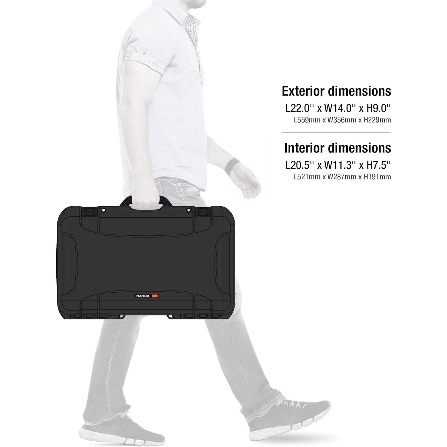 Buy Nanuk,Nanuk 935 Wheeled Hard Case – With Padded Dividers & Lid Organizer - Gadcet UK | UK | London | Scotland | Wales| Near Me | Cheap | Pay In 3 | Dry Boxes