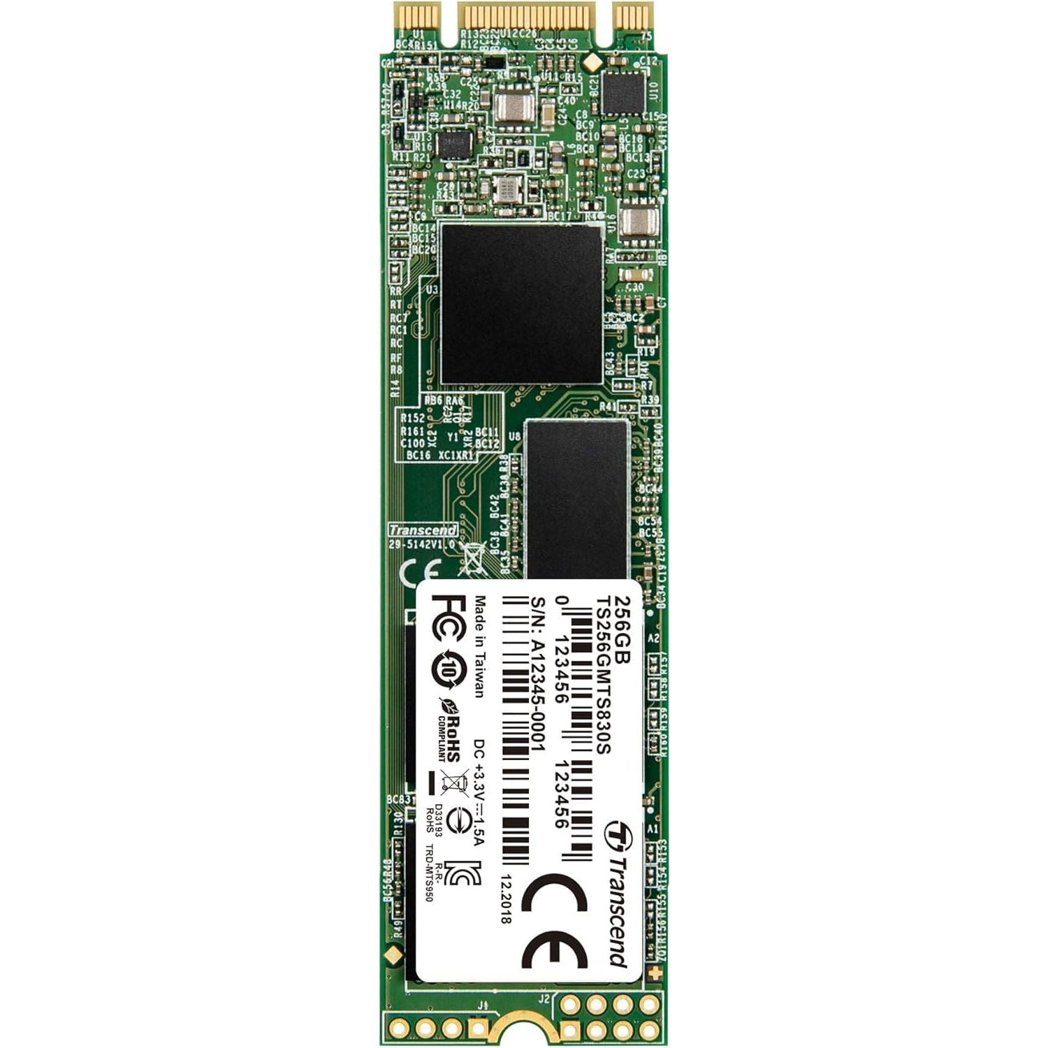 Buy Transcend,Transcend MTS830S 256 GB M.2 2280 SATA III 6 Gb/s Internal Solid State Drive (SSD) 3D TLC NAND with DRAM Cache (TS256GMTS830S) - Gadcet UK | UK | London | Scotland | Wales| Near Me | Cheap | Pay In 3 | Internal Solid State Drive