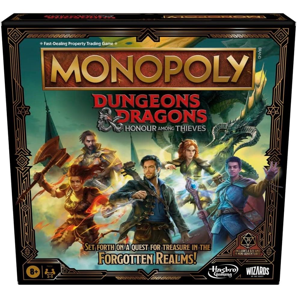 Buy Gadcet UK,Monopoly Dungeons & Dragons: Honor Among Thieves Game, Inspired by the Movie, D&D Board Game for 2-5 Players - Gadcet UK | UK | London | Scotland | Wales| Ireland | Near Me | Cheap | Pay In 3 | Games and Toys
