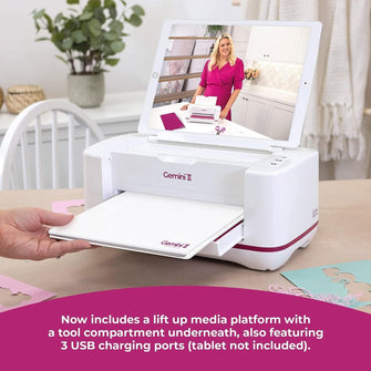 Buy Gemini,Gemini II Electric Die Cutting & Embossing Machine with Pause and Rewind - 9" x 12.5" Cutting Platform - Gadcet UK | UK | London | Scotland | Wales| Ireland | Near Me | Cheap | Pay In 3 | Printer