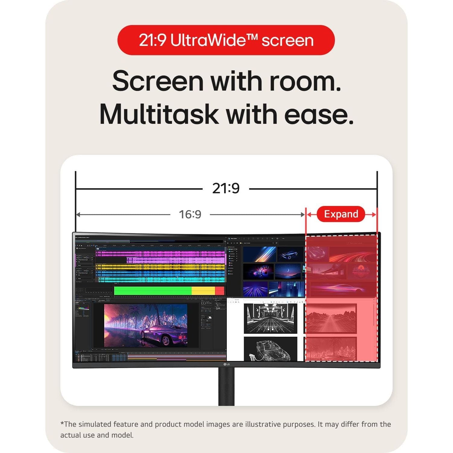 Buy LG,LG UltraWide 34WP550-B 34" IPS Monitor - 2560x1080, 21:9, 60Hz, 5ms, AMD FreeSync, 3-Side Borderless Design - Gadcet UK | UK | London | Scotland | Wales| Near Me | Cheap | Pay In 3 | Computer Monitors