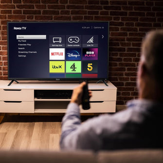Buy Gadcet UK,EMtronics EM32ROK Roku TV 32" Inch HD Ready 720p Smart with Netflix, Disney+, BBC, Freeview Play, Dolby Audio, Mobile Control and 3 x HDMI, USB - Black (2024 Model) - Gadcet UK | UK | London | Scotland | Wales| Near Me | Cheap | Pay In 3 | 