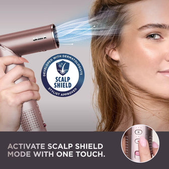 Shark FlexFusion Multi-Styler (HD652SUK) – Hair Dryer & Ceramic Straightener with 5 Attachments, No Heat Damage, Scalp Shield & Storage Case – Cosmic Blush