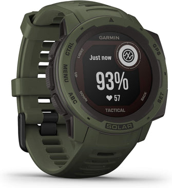 Buy Garmin,Garmin Instinct Solar Tactical, Solar-powered Rugged Outdoor Smartwatch with Tactical Features, Built-in Sports Apps and Health Monitoring - Moss Green - Gadcet UK | UK | London | Scotland | Wales| Ireland | Near Me | Cheap | Pay In 3 | Watches