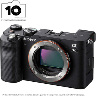 Buy Sony,Sony Alpha 7C Full-Frame Mirrorless Camera - 24.2MP, Compact & Lightweight, Real-Time AF, 5-Axis Stabilization, Large Battery, Black - Gadcet UK | UK | London | Scotland | Wales| Near Me | Cheap | Pay In 3 | Cameras & Optics