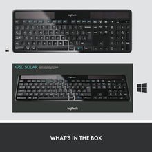 Buy Logitech,Logitech K750 Wireless Solar Keyboard for Windows QWERTY UK English Layout - Black - Gadcet UK | UK | London | Scotland | Wales| Ireland | Near Me | Cheap | Pay In 3 | Keyboard & Mouse