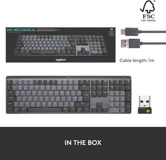 Buy Logitech,Logitech MX Mechanical Wireless Illuminated Performance Keyboard QWERTY UK English Layout - Grey - Gadcet UK | UK | London | Scotland | Wales| Ireland | Near Me | Cheap | Pay In 3 | Keyboard & Mouse