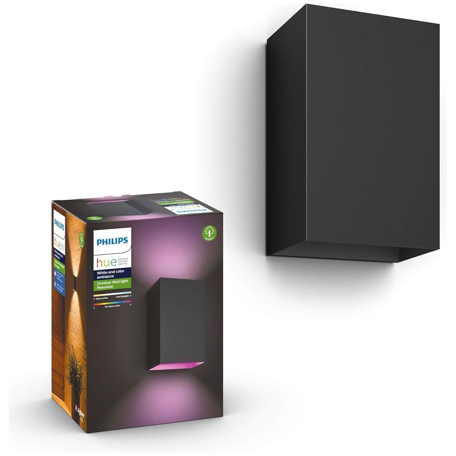 Buy Philips Hue,Philips Hue Resonate White and Colour Ambiance LED Smart Outdoor Wall Light, Black, Compatible with Alexa, Google Assistant and Apple HomeKit - Gadcet UK | UK | London | Scotland | Wales| Ireland | Near Me | Cheap | Pay In 3 | Home & Garden