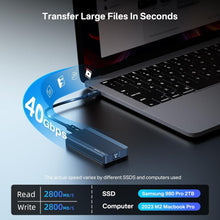 Buy ACASIS,ACASIS 40Gbps M.2 NVMe SSD Enclosure - USB-C/Thunderbolt 3/4 Compatible, Aluminum Type-C External Case, Supports 2280 M&B+M-Key, Up to 2700MB/s - Gadcet UK | UK | London | Scotland | Wales| Near Me | Cheap | Pay In 3 | External hard drives
