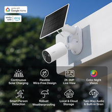 Buy Tapo,Tapo 2K Solar Security Camera Kit - Rechargeable Battery, Solar Panel, AI Detection, Colour Night Vision, Indoor/Outdoor, Alexa & Google Compatible (TC82 KIT) - Gadcet UK | UK | London | Scotland | Wales| Near Me | Cheap | Pay In 3 | Surveillance Cameras