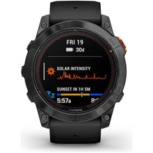 Buy Garmin,GARMIN Fenix 7X Pro, Slate Grey Stainless Steel, Black Band - Gadcet UK | UK | London | Scotland | Wales| Ireland | Near Me | Cheap | Pay In 3 | Watches