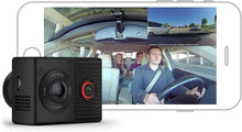 Garmin Dash Cam Tandem Dual-Lens Dash Camera – 1440p HDR Front, 720p NightGlo Interior, Dual 180° View, GPS, Voice Control & 16GB microSD – Black