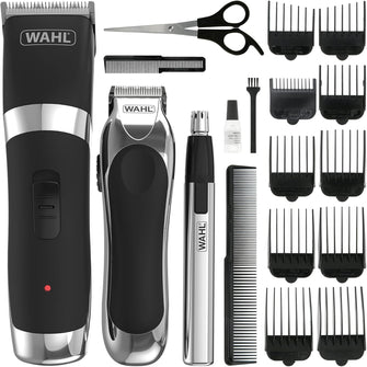 Buy Wahl,Wahl Cordless Hair Clipper & Trimmer Gift Set | Men’s Grooming Kit with Beard, Nose, Ear & Brow Trimmer - Gadcet UK | UK | London | Scotland | Wales| Near Me | Cheap | Pay In 3 | Hair Clipper & Trimmer Accessories