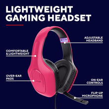 Buy Trust Gaming,Trust Gaming GXT 418P Rayne Lightweight Gaming Headset - 3.5mm Jack, 50mm Drivers, Foldaway Microphone, Over-Ear, Wired, 2m Cable, Compatible with PC, Xbox, PS4, PS5, Switch, Mobile - Pink - Gadcet UK | UK | London | Scotland | Wales| Near Me | Cheap | Pay In 3 | Headphones & Earphones