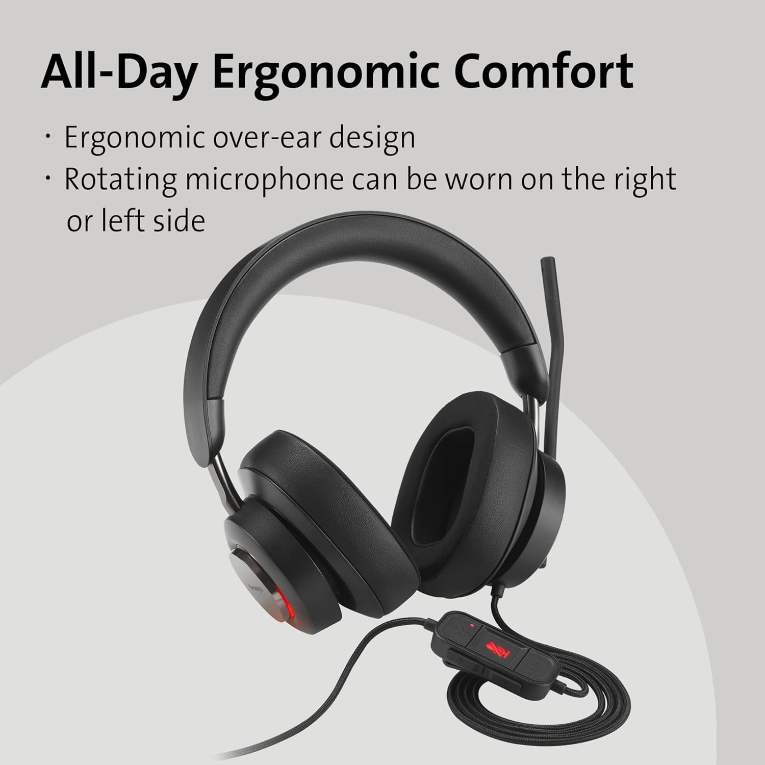 Buy Kensington,Kensington H2000 Over-Ear USB-C Headset with Microphone - Gadcet UK | UK | London | Scotland | Wales| Near Me | Cheap | Pay In 3 | Headphones & Earphones