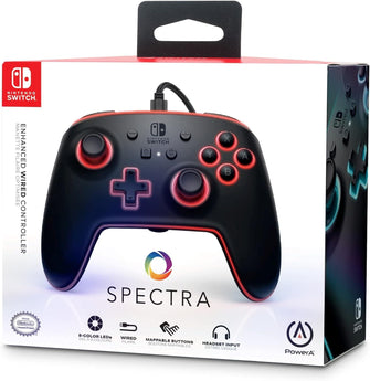 Buy POWERA,PowerA Spectra Enhanced Wired Controller for Nintendo Switch, Gamepad, Wired Video Game Controller, Gaming Controller, Officially Licensed, Light-Up Controller - Gadcet UK | UK | London | Scotland | Wales| Near Me | Cheap | Pay In 3 | Game Controllers