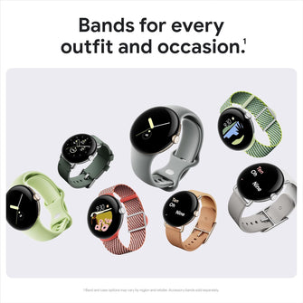 Buy Google,Google Smartwatch – Silver Case with Chalk Strap, One Size - Gadcet UK | UK | London | Scotland | Wales| Near Me | Cheap | Pay In 3 | Smart Watches
