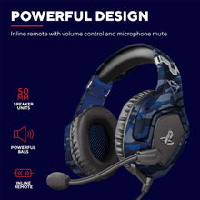 Buy Trust,Trust Gaming GXT 488 Forze-B Gaming Headset [Officially Licensed for PlayStation], Over-Ear with Flexible Mic & Inline Remote, Compatible with PS4 & PS5 - Blue - Gadcet UK | UK | London | Scotland | Wales| Near Me | Cheap | Pay In 3 | Headphones & Headsets
