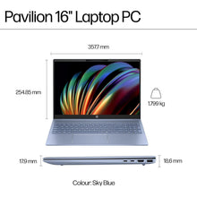 Buy HP,HP Pavilion 16 – Intel Core Ultra 5-125U, 16GB RAM, 512GB SSD, Intel Arc Graphics, Win 11, Sky Blue - Gadcet UK | UK | London | Scotland | Wales| Near Me | Cheap | Pay In 3 | Laptops