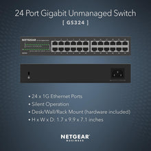Buy TP-Link,NETGEAR GS324 24-Port Gigabit Ethernet Switch | Unmanaged, Silent, Desktop/Wall/Rackmount - Gadcet UK | UK | London | Scotland | Wales| Near Me | Cheap | Pay In 3 | Networking Devices