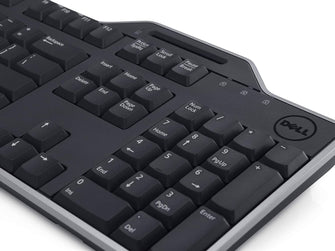 Buy Dell,Dell KB-813 Black USB Keyboard with Smartcard Reader - Gadcet UK | UK | London | Scotland | Wales| Near Me | Cheap | Pay In 3 | Keyboards