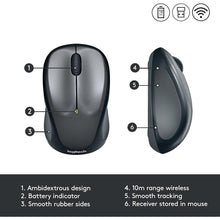 Buy Logitech,Logitech M235 Wireless Mouse, 2.4 GHz with USB Receiver, 1000 DPI Optical Tracking, 12 Month Battery, Compatible with PC, Mac, Laptop, Chromebook - Grey - Gadcet UK | UK | London | Scotland | Wales| Near Me | Cheap | Pay In 3 | Mice & Trackballs