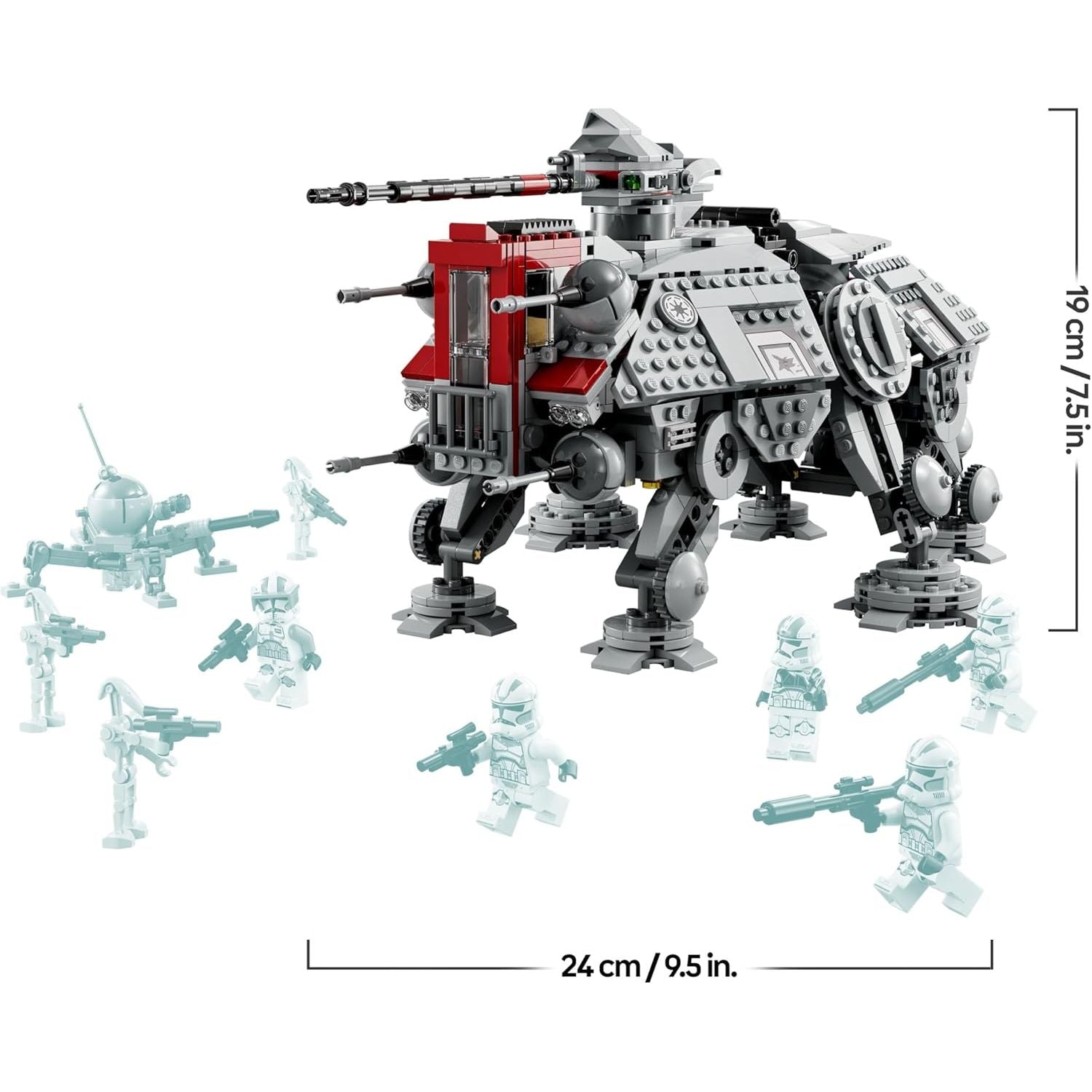 Buy LEGO,LEGO Star Wars 75337 AT-TE Walker Building Toy with 3 212th Clone Trooper Minifigures, plus Dwarf Spider & Battle Droid Figures - Gift for 9+ Year Old Boys & Revenge of the Sith Fans - Gadcet UK | UK | London | Scotland | Wales| Near Me | Cheap | Pay In 3 | Construction Set Toys