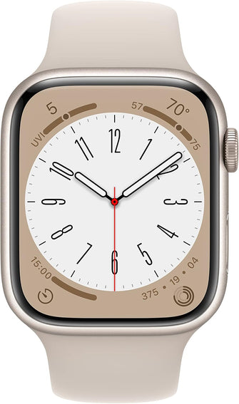 Buy Apple,Apple Watch Series 8 (GPS 45mm) - Starlight Aluminium with Midnight Sport Band - Gadcet UK | UK | London | Scotland | Wales| Near Me | Cheap | Pay In 3 | Smart Watches
