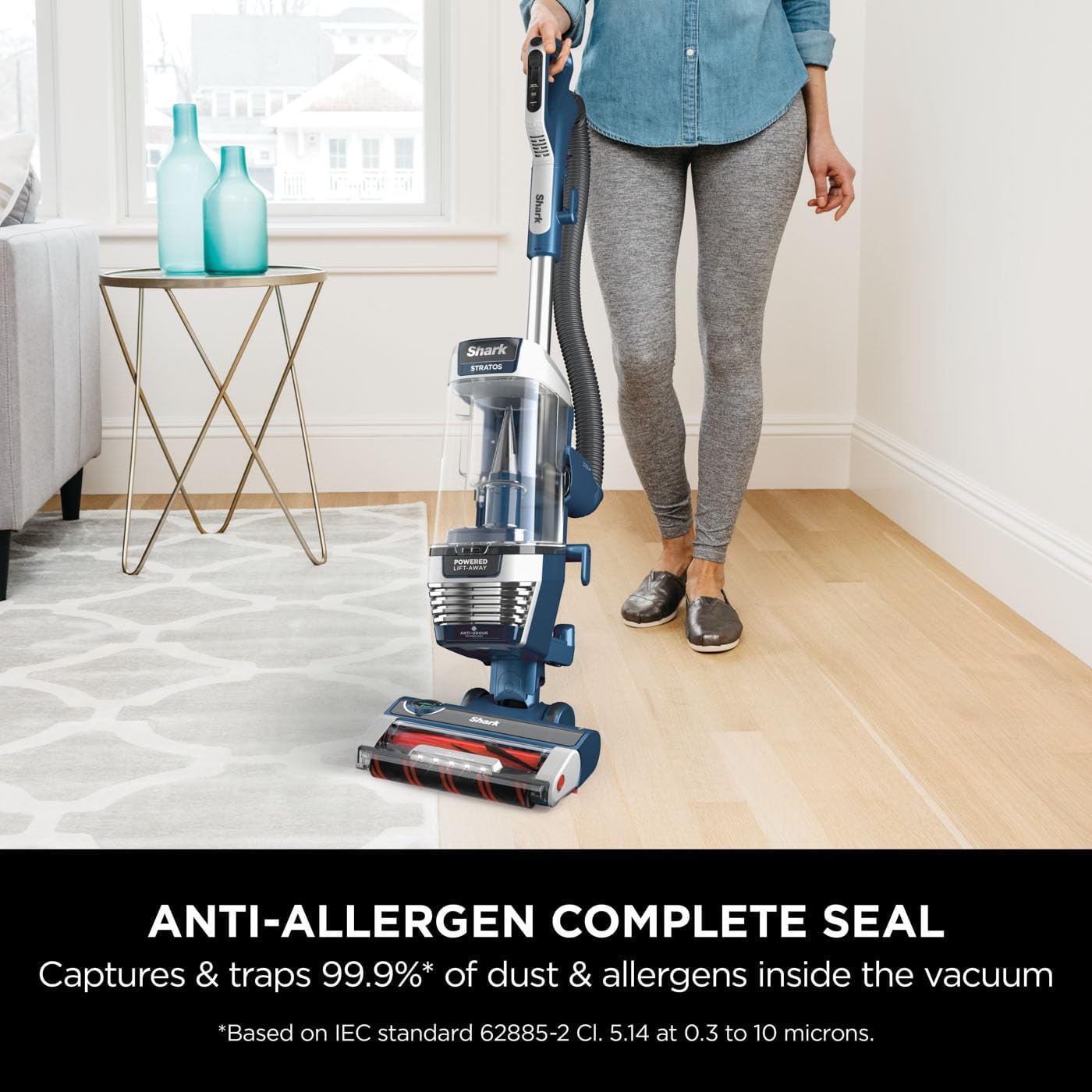 Buy Shark,Shark Stratos XL 2.6L Corded Upright Vacuum Cleaner - Anti Hair Wrap Plus, Anti-Odour, Pet, Crevice & Multi-Surface Tools, Portable, 800W, Navy Blue [AZ3000UKT] - Gadcet UK | UK | London | Scotland | Wales| Near Me | Cheap | Pay In 3 | Vaccum Cleaner