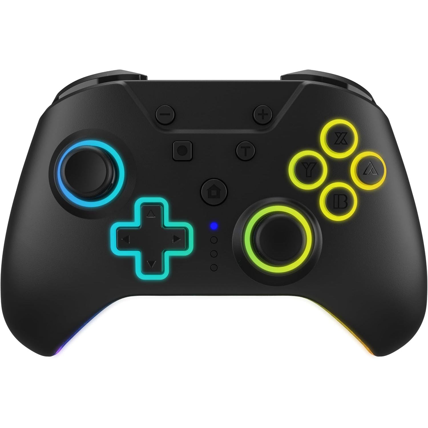 Armor 3 NuRival Wireless RGB LED Game Controller For Nintendo Switch® Hall Effect Sticks OLED/Switch® - Black