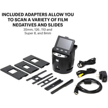 Buy Kodak,Kodak RODFS35 SCANZA Digital Film Scanner, Converts 35mm, 126, 110, Super 8, and 8mm Film Negatives and Slides to JPEG, Large 3.5" Tilt-Up LCD, EasyLoad Film Inserts, Black - Gadcet UK | UK | London | Scotland | Wales| Near Me | Cheap | Pay In 3 | Camera & Optic Accessories