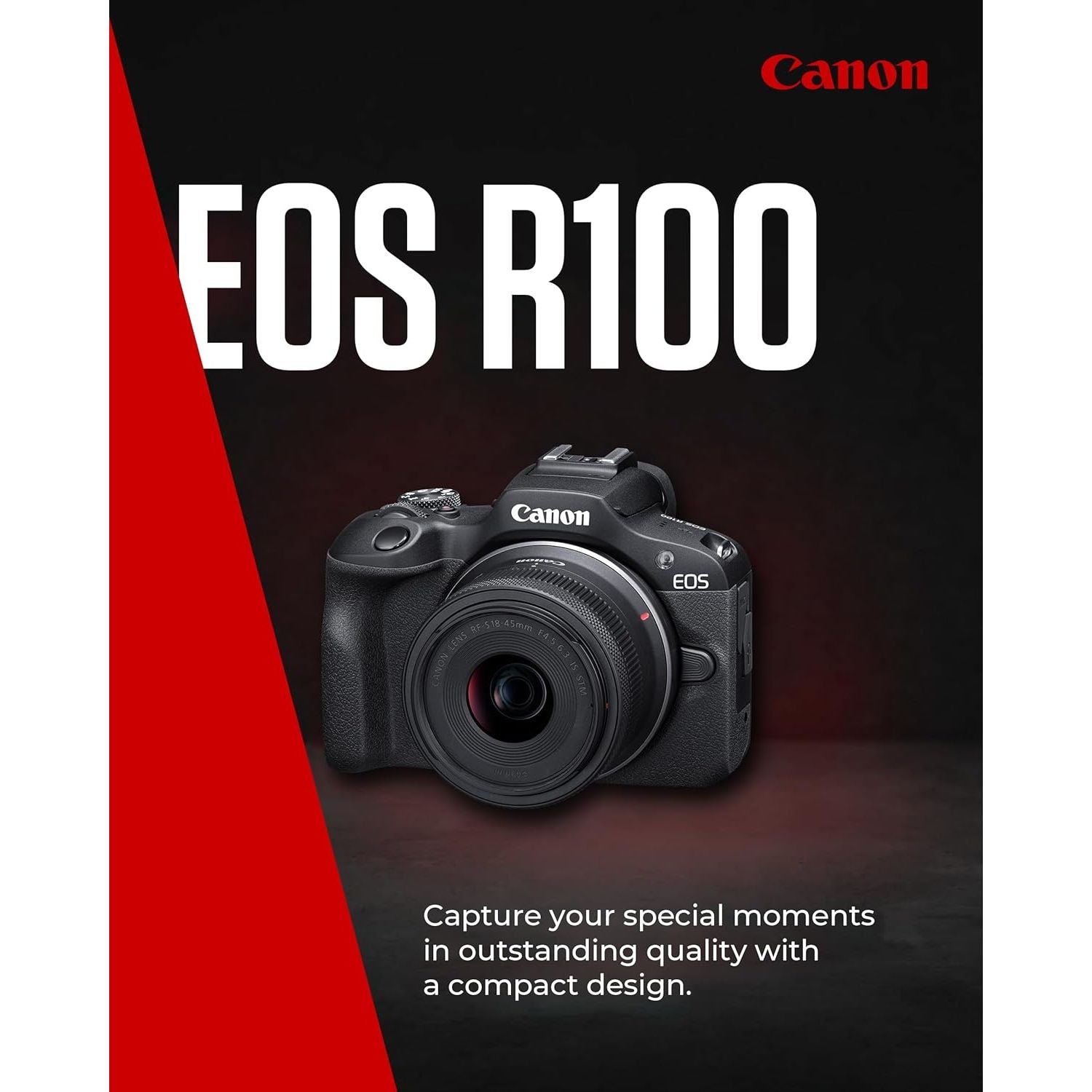 Buy Canon,Canon EOS R100 Body Only Compact Mirrorless Camera - Gadcet UK | UK | London | Scotland | Wales| Near Me | Cheap | Pay In 3 | Mirrorless Digital Cameras