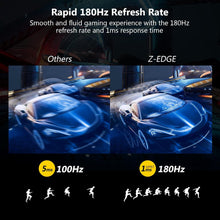 Buy Z-Edge,Z-Edge 24" Curved Gaming Monitor - 180Hz/165Hz (DP), 144Hz (HDMI), 1ms MPRT, FHD, VA Panel, 300cd/m², FreeSync, HDMI/DP, Built-in Speakers, Black - Gadcet UK | UK | London | Scotland | Wales| Ireland | Near Me | Cheap | Pay In 3 | Computer Monitors