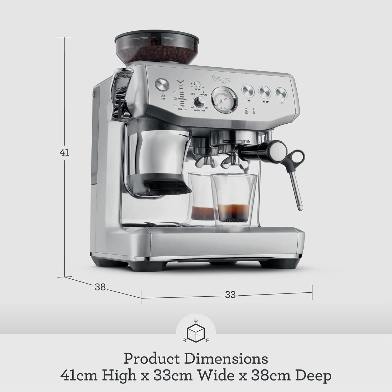 Buy Sage,SAGE The Barista Express Impress SES876 Bean to Cup Coffee Machine - Stainless Steel - Gadcet UK | UK | London | Scotland | Wales| Ireland | Near Me | Cheap | Pay In 3 | Coffee Makers & Espresso Machines