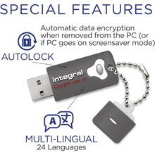 Buy Integral,Integral 8GB Crypto-197 256-Bit Hardware Encrypted 3.0 USB Secure Flash Memory Drive - Certified to FIPS 197, Brute-Force Password Attack Protection & Rugged Double-layer Waterproof Design - Gadcet UK | UK | London | Scotland | Wales| Ireland | Near Me | Cheap | Pay In 3 | Computer Accessories