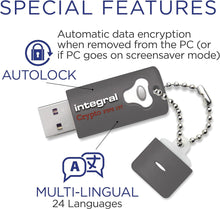 Buy Integral,Integral 8GB Crypto-197 256-Bit Hardware Encrypted 3.0 USB Secure Flash Memory Drive - Certified to FIPS 197, Brute-Force Password Attack Protection & Rugged Double-layer Waterproof Design - Gadcet UK | UK | London | Scotland | Wales| Ireland | Near Me | Cheap | Pay In 3 | Computer Accessories