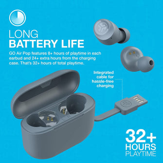 Buy JLab,JLab Go Air Pop True Wireless Earbuds, Headphones In Ear, Bluetooth Earphones with Microphone, Wireless Ear Buds, TWS Bluetooth Earbuds with Mic, USB Charging Case, Dual Connect, EQ3 Sound - Gadcet.com | UK | London | Scotland | Wales| Ireland | Near Me | Cheap | Pay In 3 | Headphones