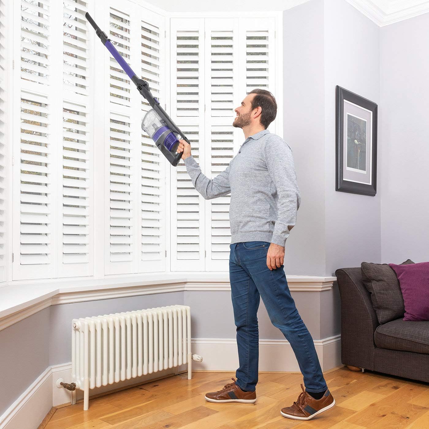Buy Shark,Shark Cordless Stick Vacuum Cleaner [IZ251UK] – Anti Hair Wrap, Twin Battery, Purple - Gadcet UK | UK | London | Scotland | Wales| Near Me | Cheap | Pay In 3 | Vacuums