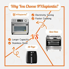 Buy HYSapientia,HYSapientia 24L Air Fryer Oven With Rotisserie Large XXL Digital Knob 1800W 10 in 1 airfryer Countertop Convection Mini Oven electric and grill, Double-layered Glass Door - Gadcet UK | UK | London | Scotland | Wales| Near Me | Cheap | Pay In 3 | AIR FRYER / GRILL