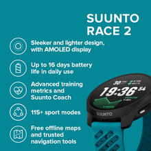 Buy SUUNTO,Suunto Race 2 Wave Blue GPS Sport Watch | 1.5" AMOLED & Offline Maps - Gadcet UK | UK | London | Scotland | Wales| Near Me | Cheap | Pay In 3 | Smart Watches