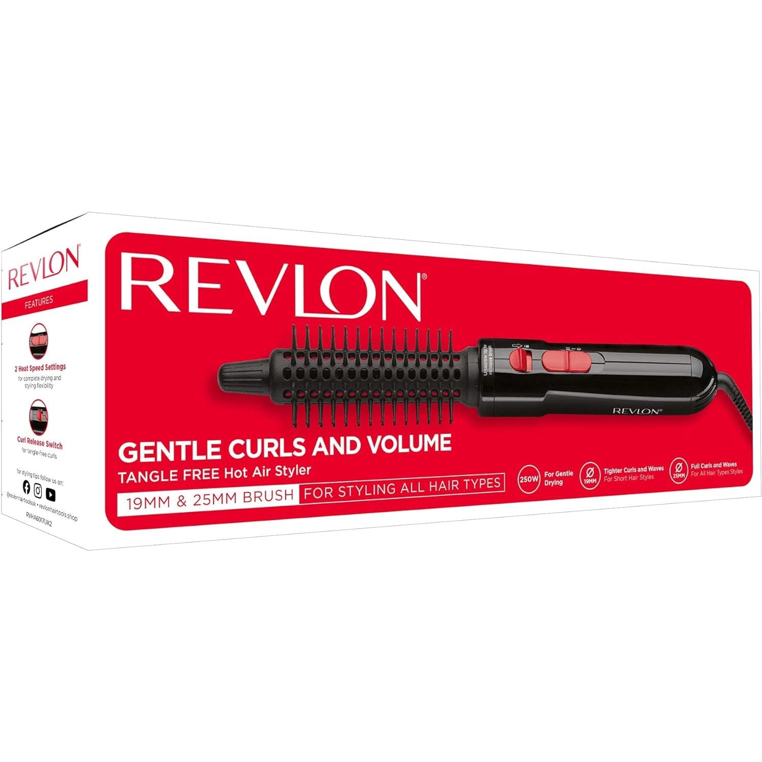 Buy Revlon,Revlon Hair Tools RVHA6017UK Tangle Free Hot Air Styler - Black - Gadcet UK | UK | London | Scotland | Wales| Near Me | Cheap | Pay In 3 | Hair Clipper & Trimmer Accessories
